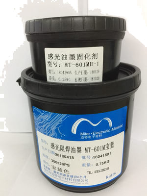 China 600 PPM Photosensitive Solder Mask With White / Black / Green / Red / Blue / Blue Color supplier