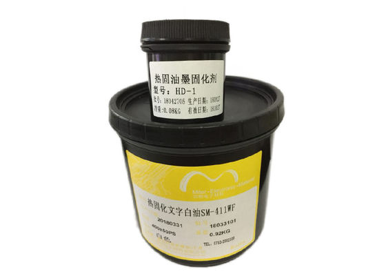 China Screen Printing PCB UV Solder Mask Thermal Curable Marking And Character PCB Ink supplier