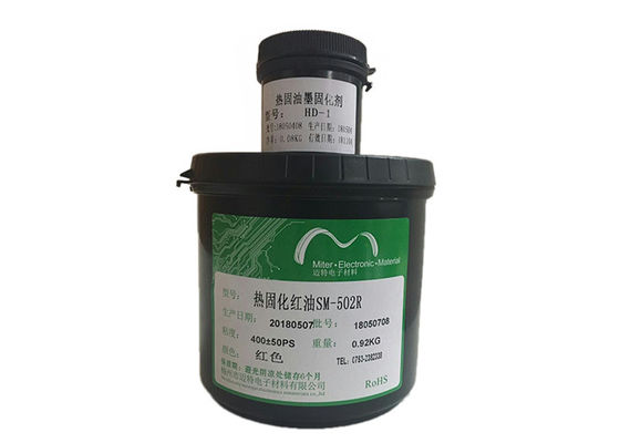 China LED / PCB Printing Ink Green Color Thermal Curable Solder Resist Mask PCB Ink supplier